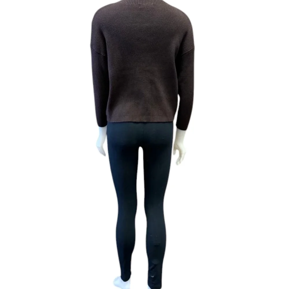 Astrid Knit Long Sleeve Brown Size Small - Picture 4 of 9